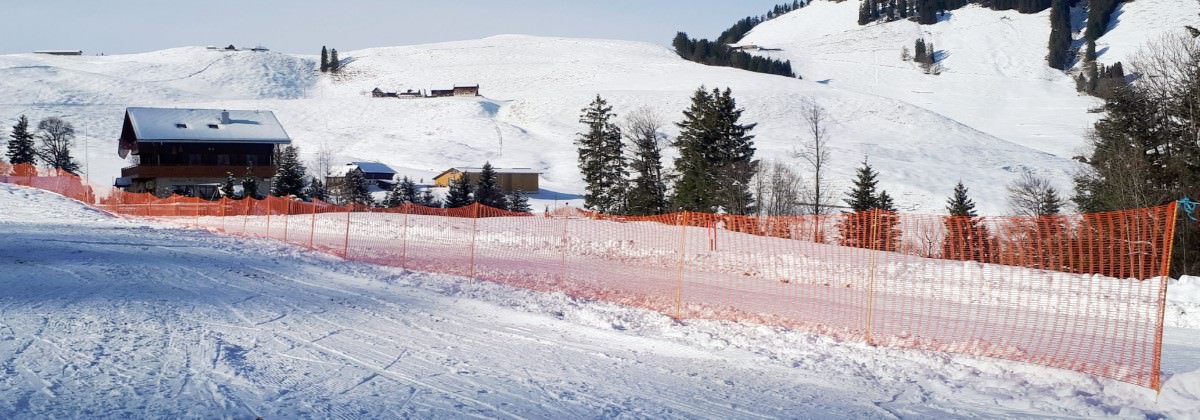 Ski Slope Barrier Nets