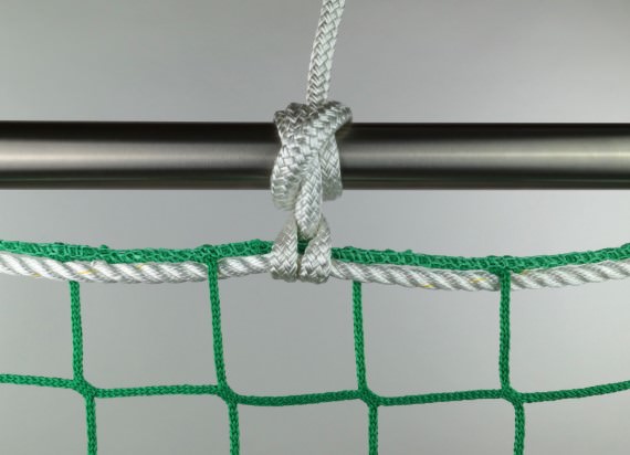 Safety Net Installation with Ropes